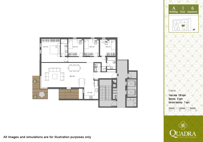 Apartment 6 (5 rooms)