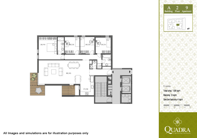 Apartment 9 (5 rooms)