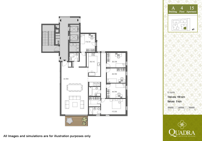 Apartment 15 (6 rooms)