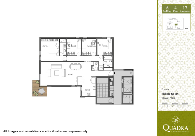 Apartment 17 (5 rooms)