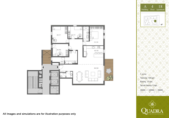 Apartment 18 (5 rooms)