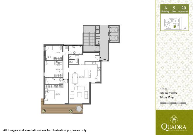 Apartment 20 (4 rooms)