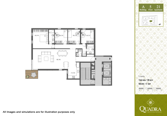 Apartment 21 (5 rooms)