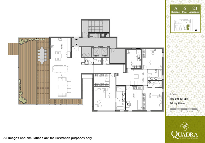 Apartment 23 (6 rooms)