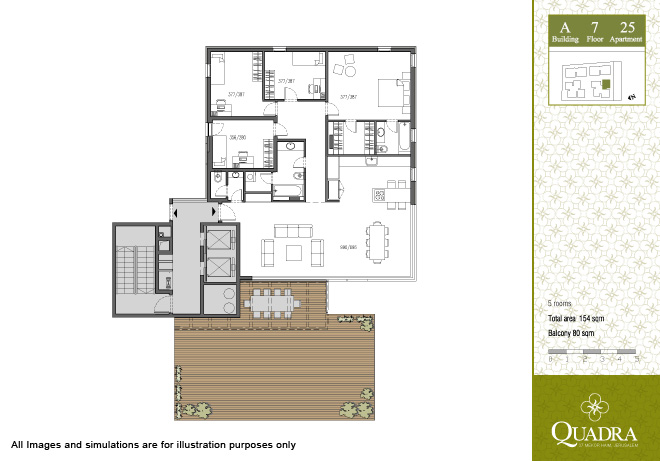 Apartment 25 (5 rooms)