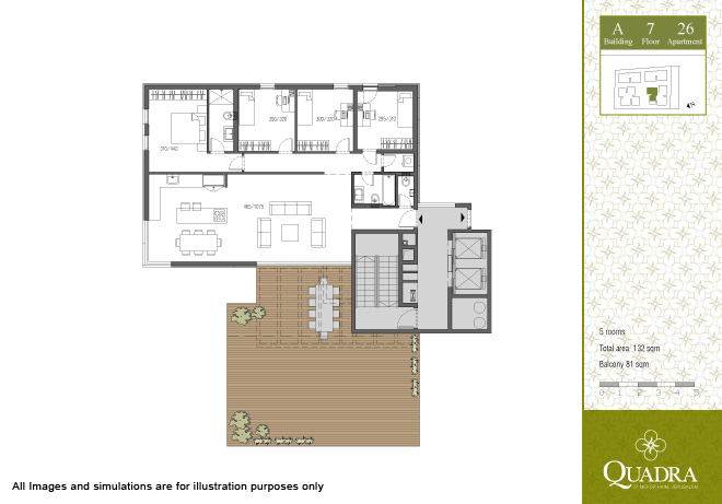 Apartment 26 (5 rooms)