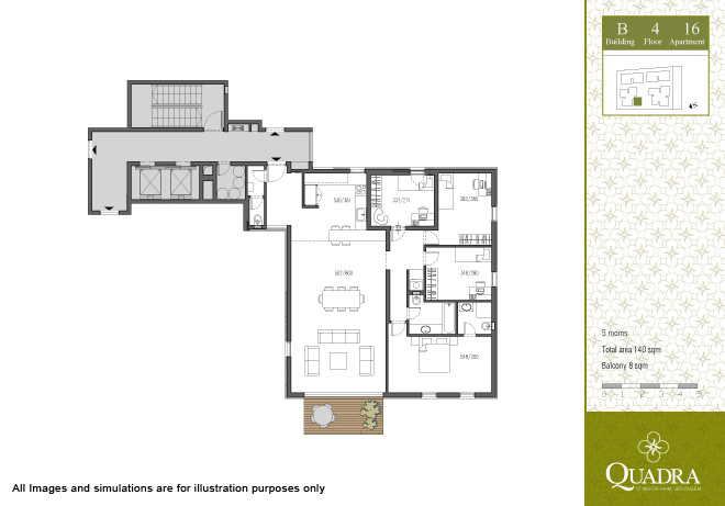 Apartment 16 (5 rooms)