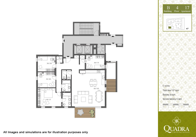 Apartment 17 (5 rooms)