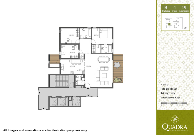 Apartment 19 (4 rooms)