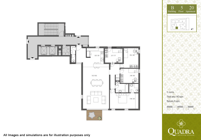 Apartment 20 (5 rooms)