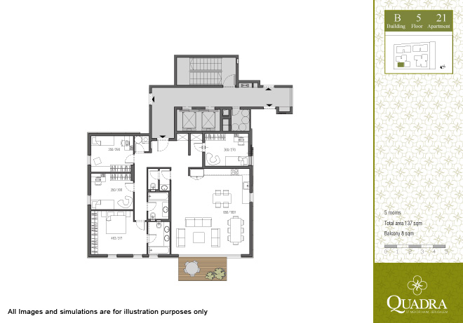 Apartment 21 (5 rooms)