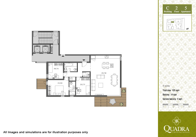 Apartment 5 (4 rooms)