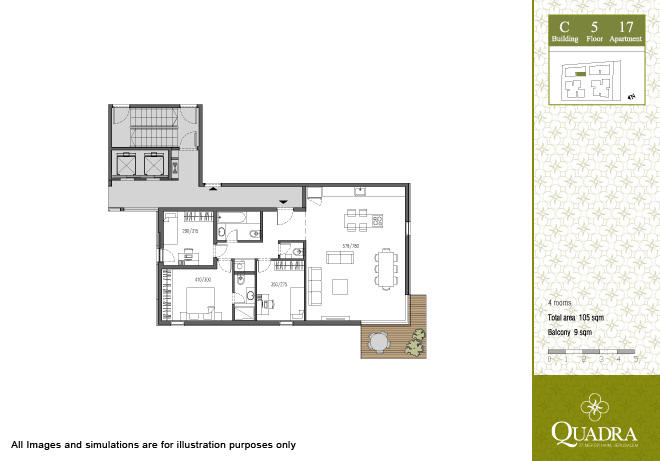 Apartment 17 (4 rooms)