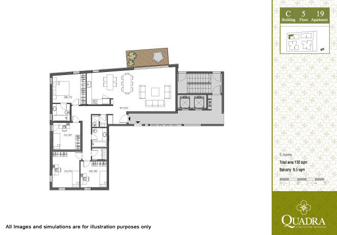 Apartment 19 (5 rooms)