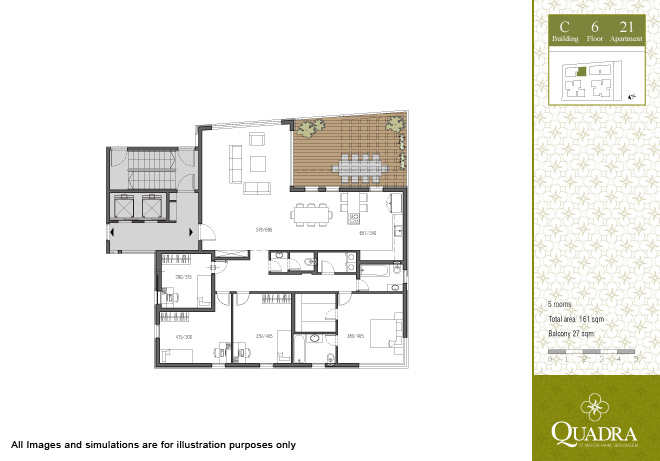 Apartment 21 (5 rooms)