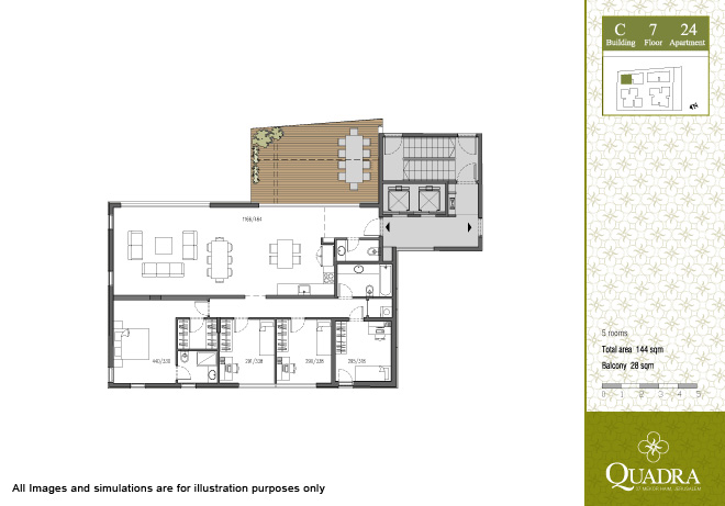 Apartment 24 (5 rooms)