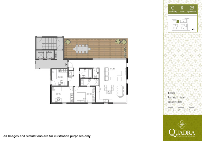 Apartment 25 (4 rooms)