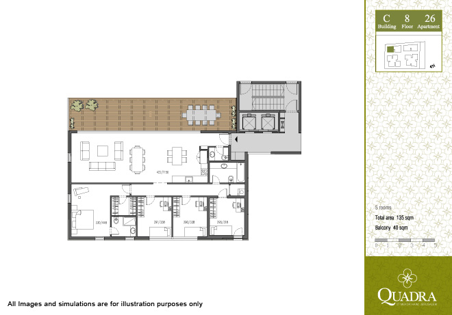 Apartment 26 (5 rooms)