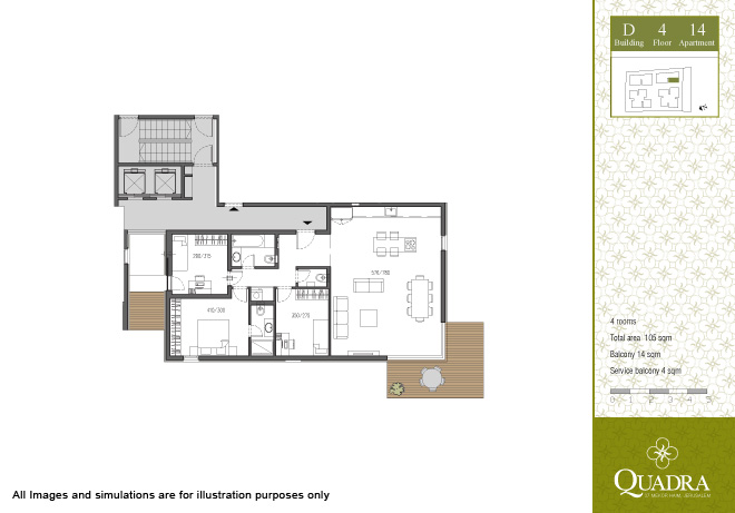 Apartment 14 (4 rooms)