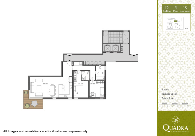 Apartment 19 (3 rooms)