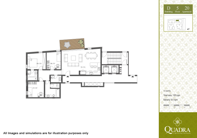 Apartment 20 (4 rooms)