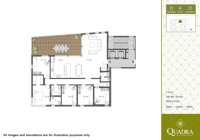 Apartment 23 (6 rooms)