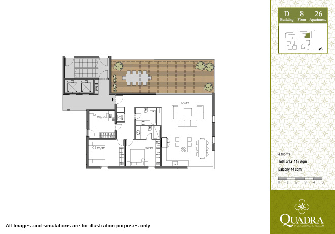 Apartment 26 (4 rooms)